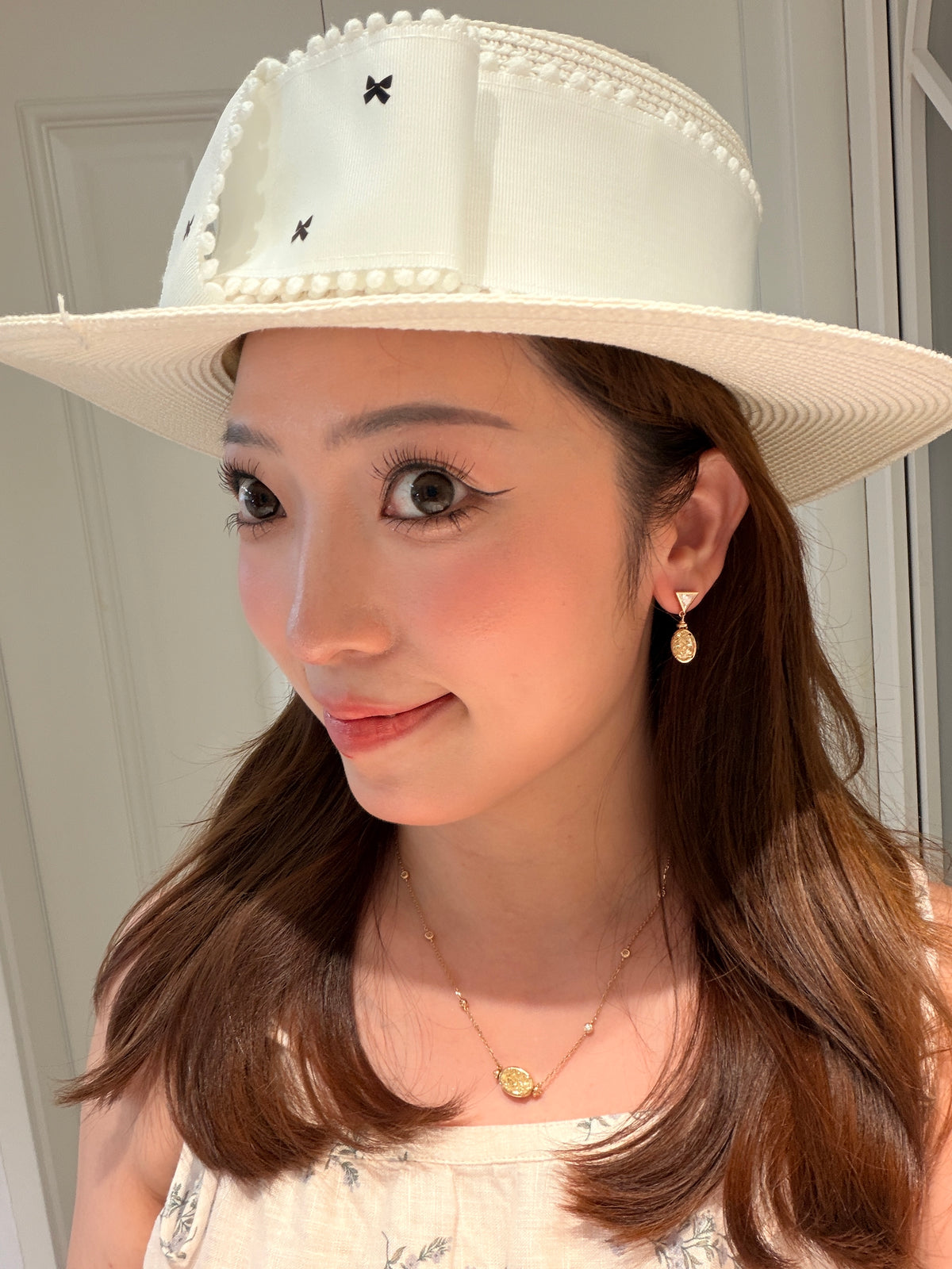 Secret Bloom Flip Earrings™2.5 ct each Ovel Lab Grown Fancy Yellow diamonds 18 k solid gold Customized earrings