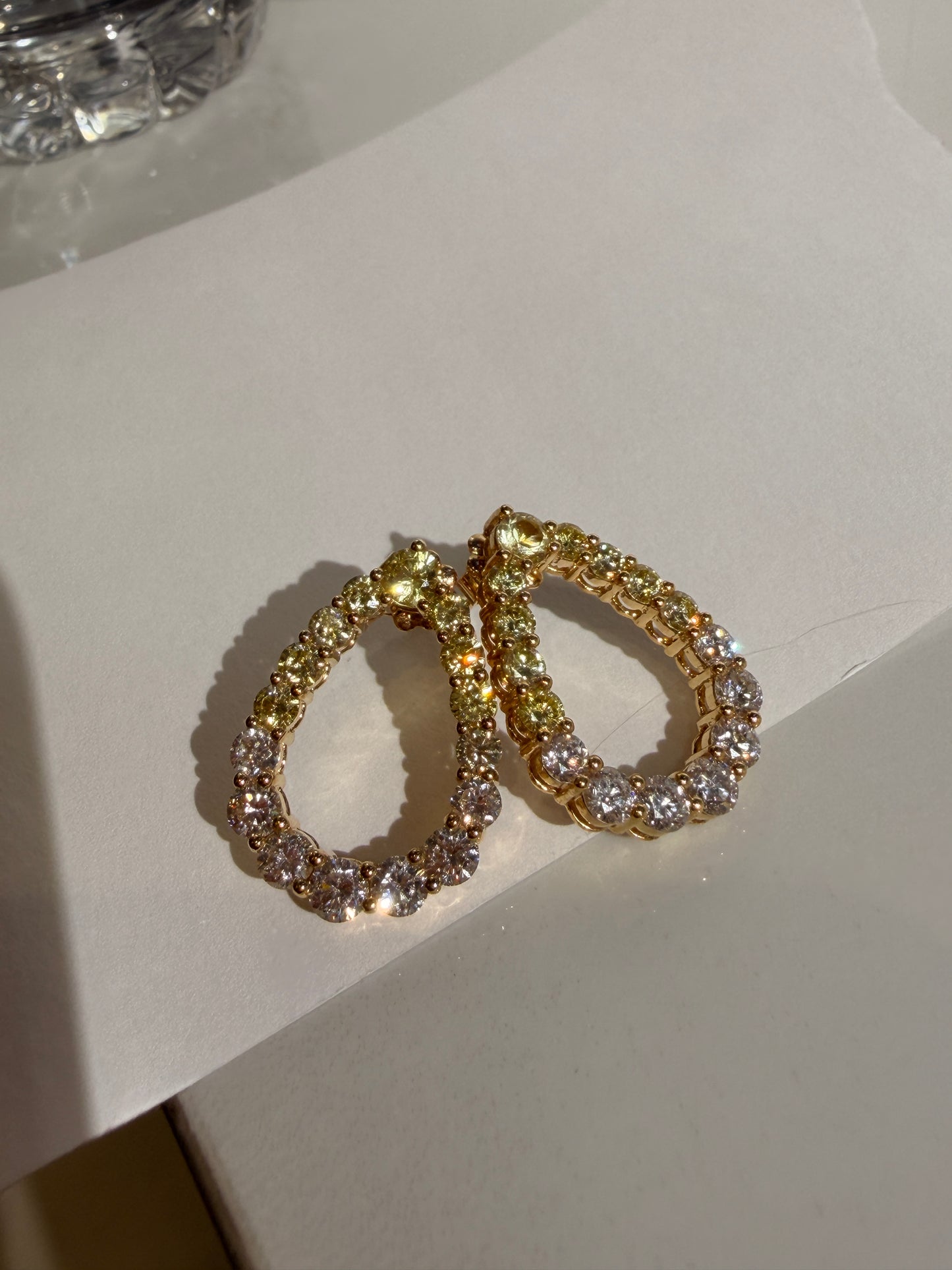 Shiningvivila pear gorgeous luck and fashion lady’s earrings
