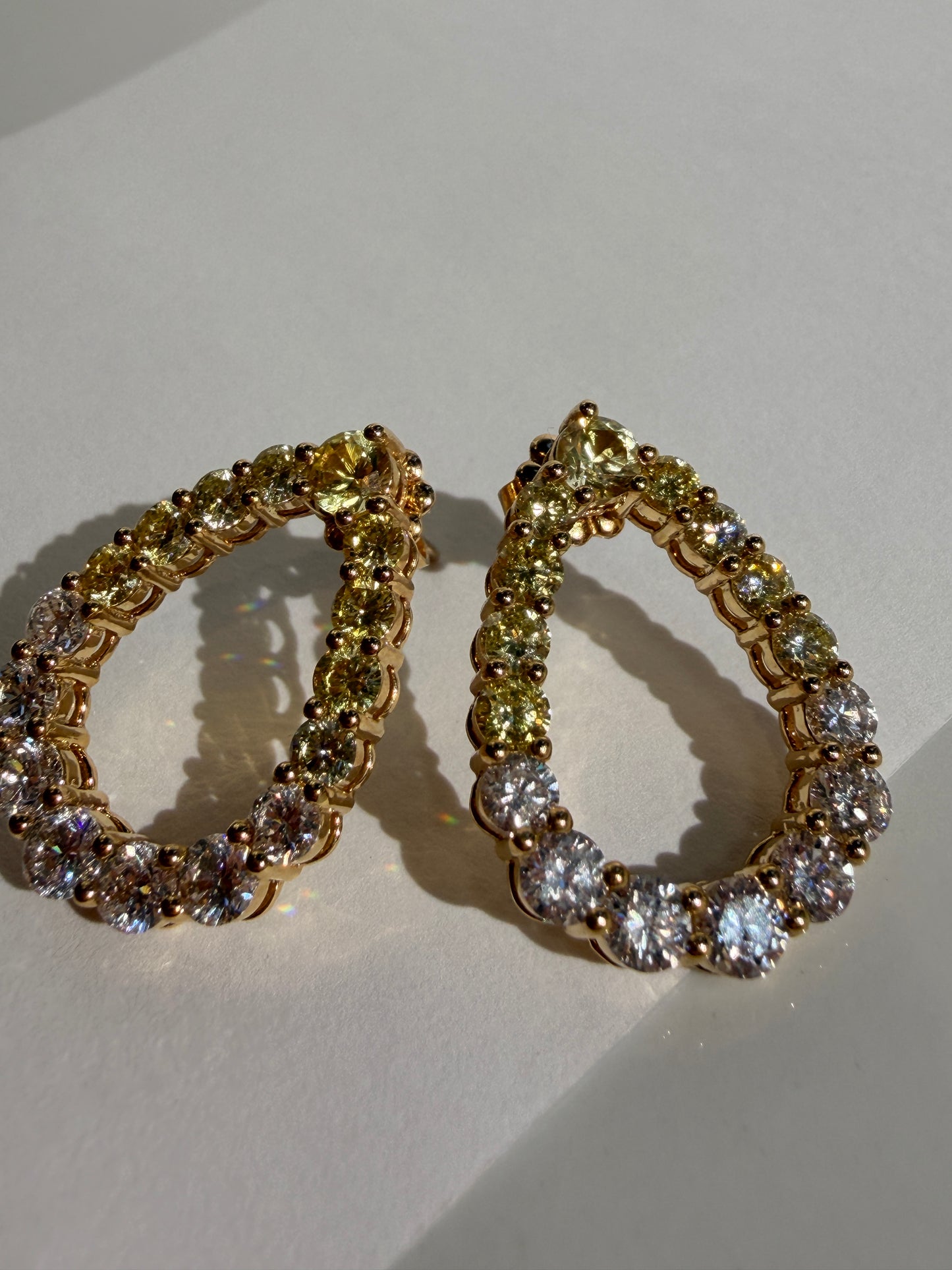 Shiningvivila pear gorgeous luck and fashion lady’s earrings