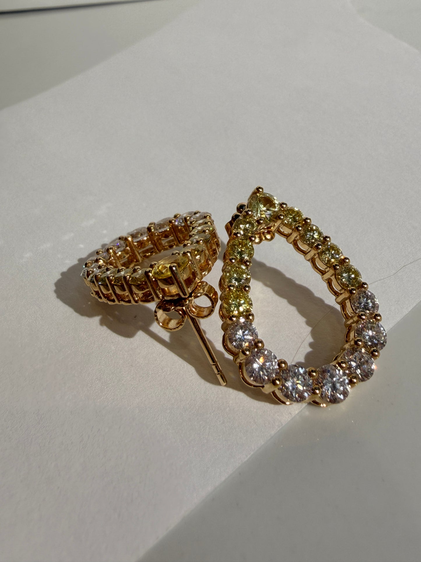 Shiningvivila pear gorgeous luck and fashion lady’s earrings