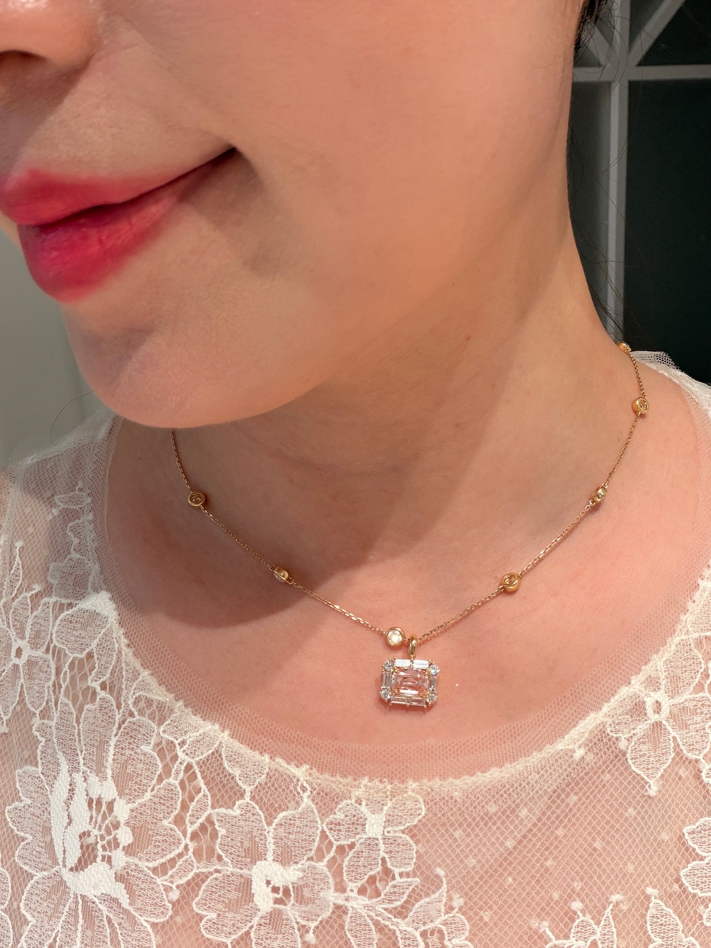 The Pink Heritage Pendant(chain not included)