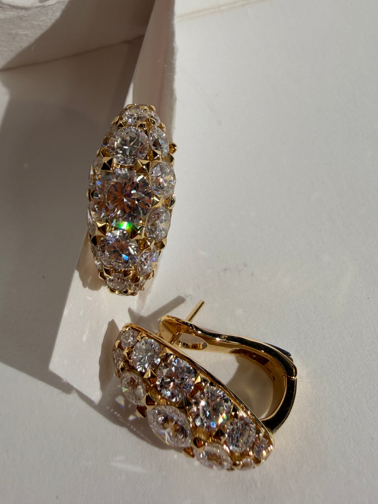 Shiningvivila lab grown diamonds new look earrings