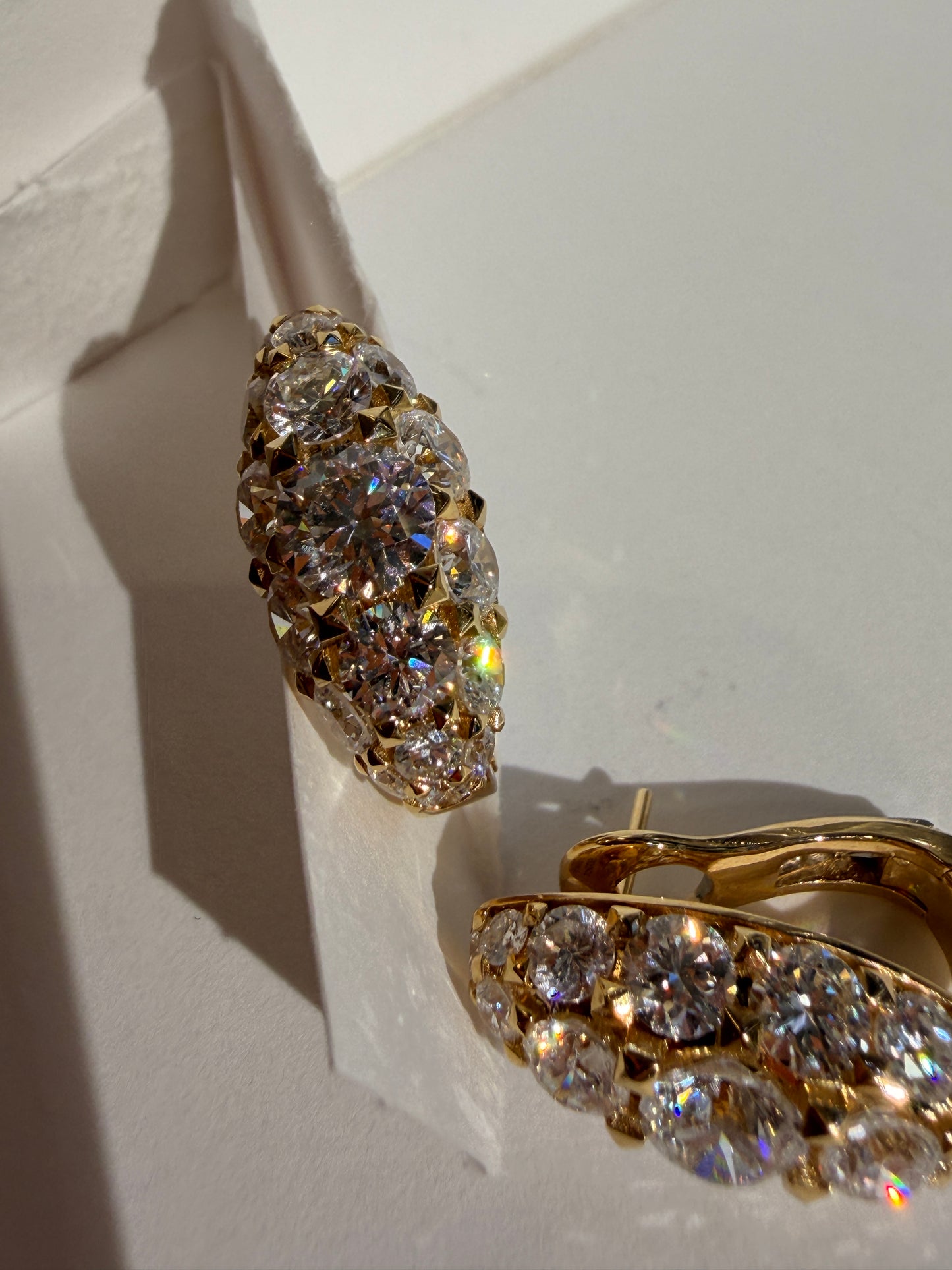 Shiningvivila lab grown diamonds new look earrings