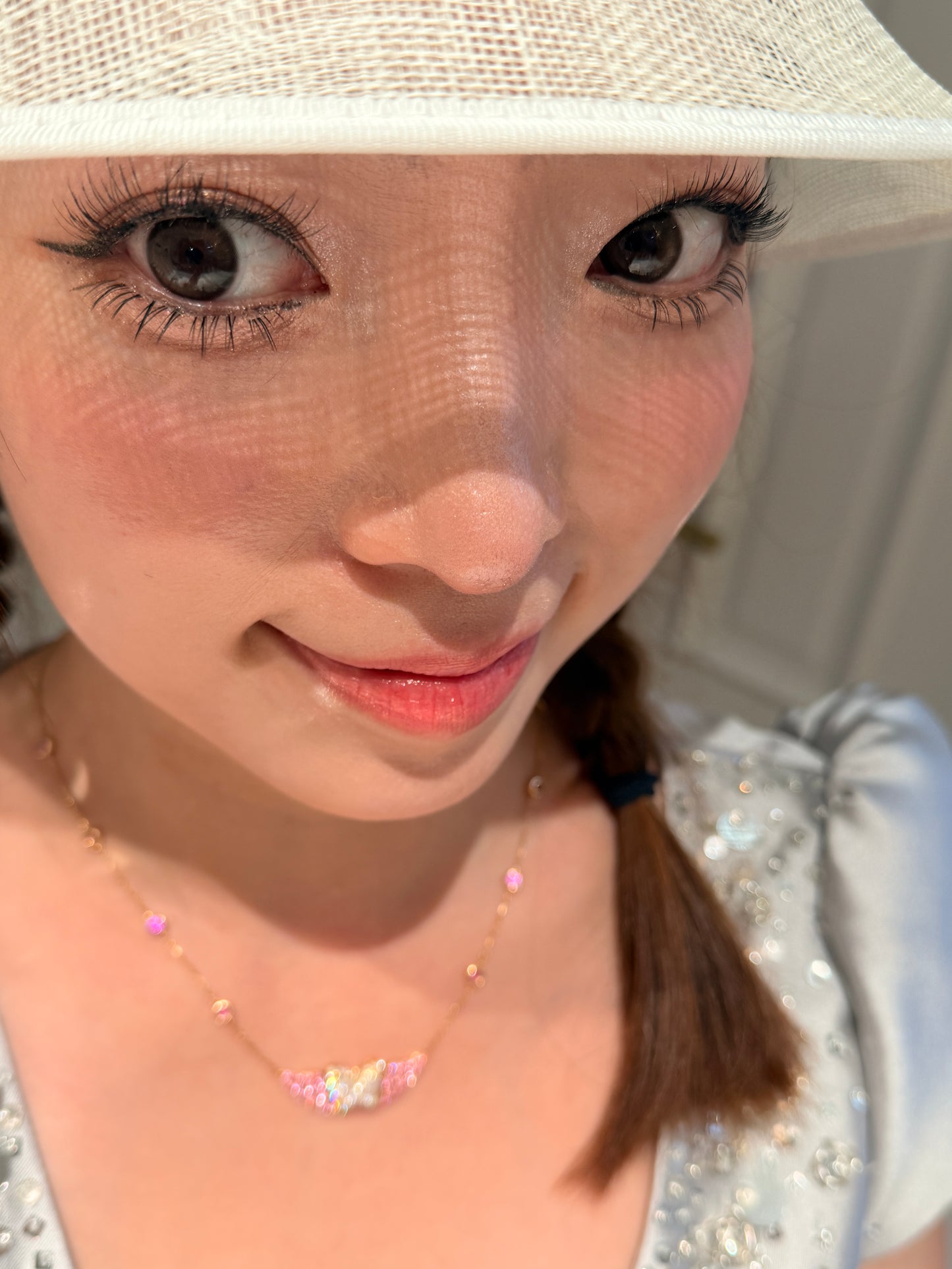 Pink Butterfly Whisper Necklace