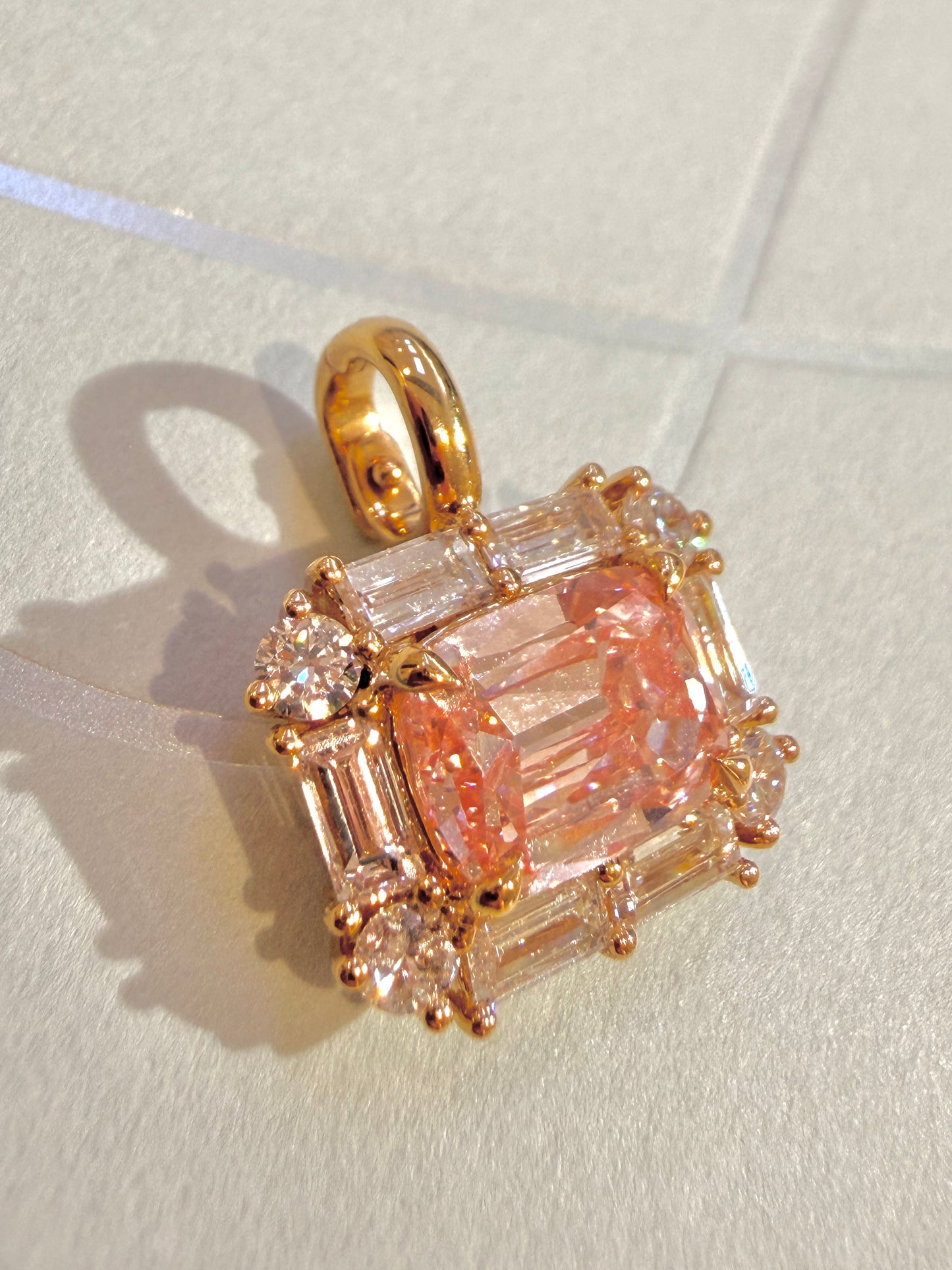 The Pink Heritage Pendant(chain not included)