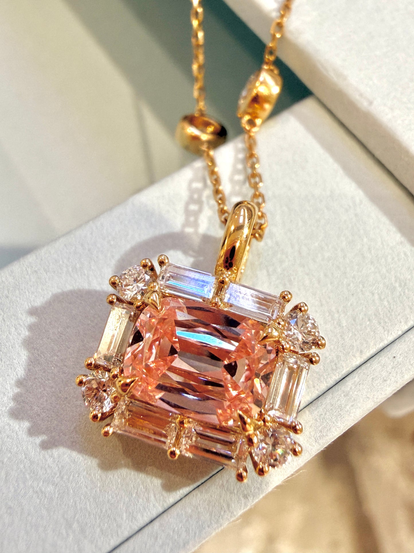 The Pink Heritage Pendant(chain not included)