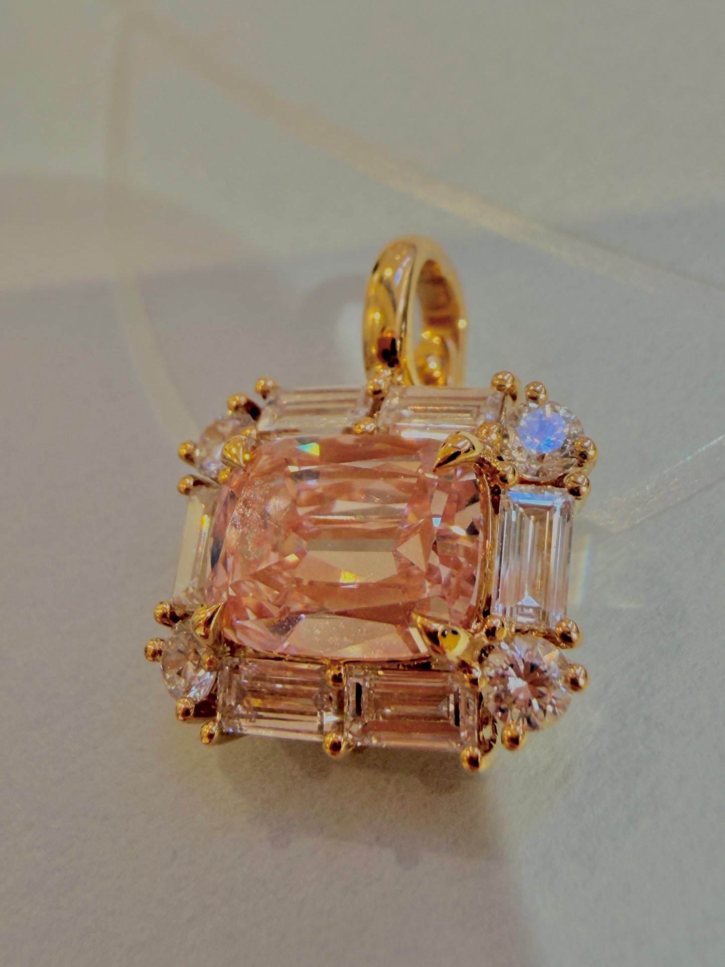 The Pink Heritage Pendant(chain not included)