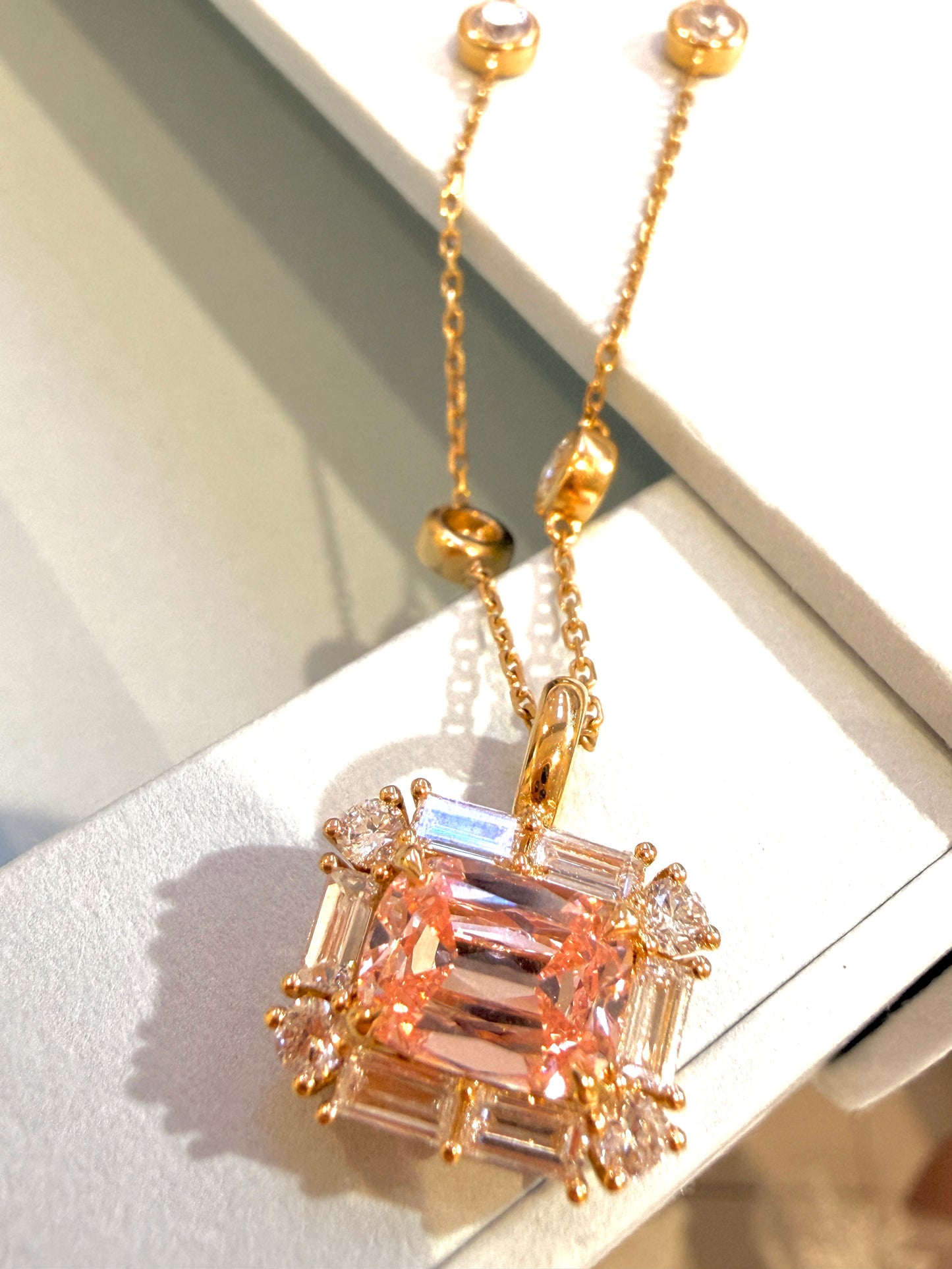 The Pink Heritage Pendant(chain not included)