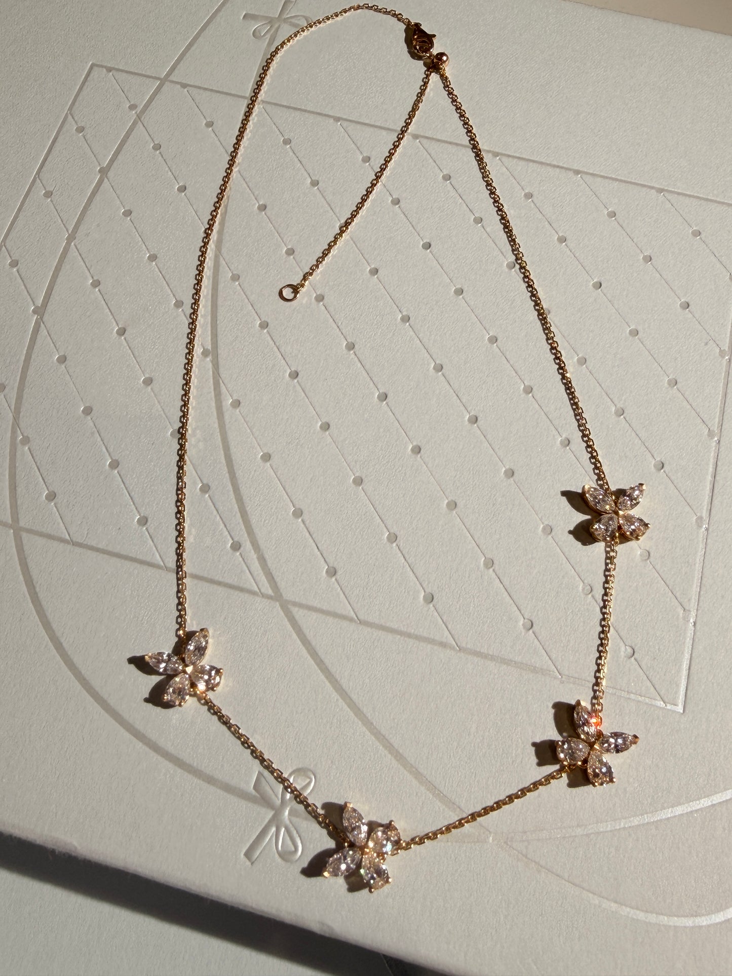 Butterflies in Bloom Necklace