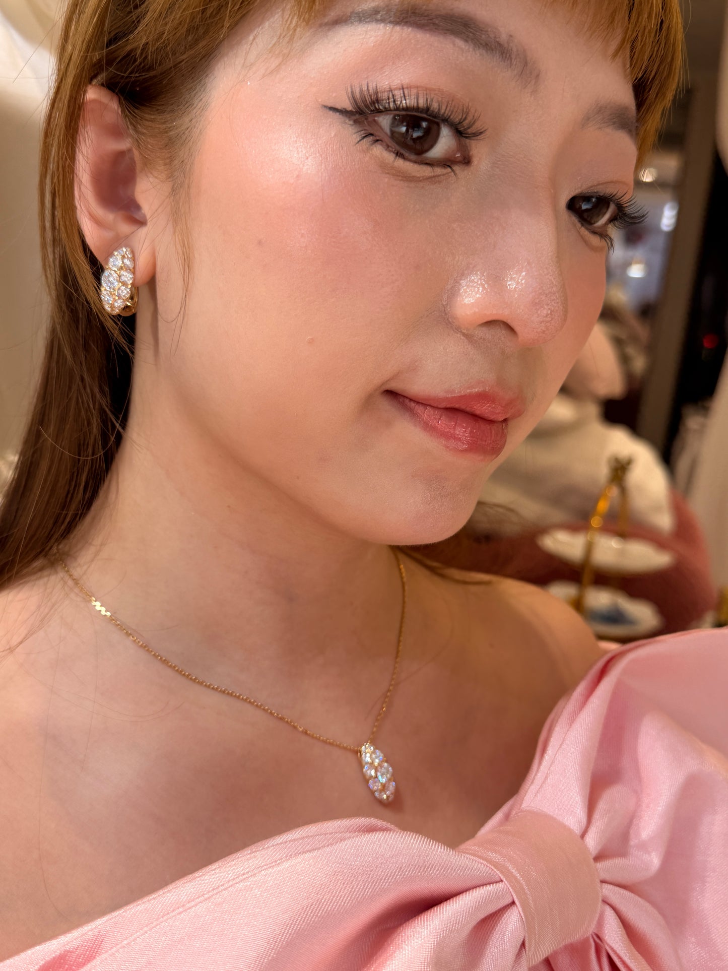 Shiningvivila lab grown diamonds new look earrings