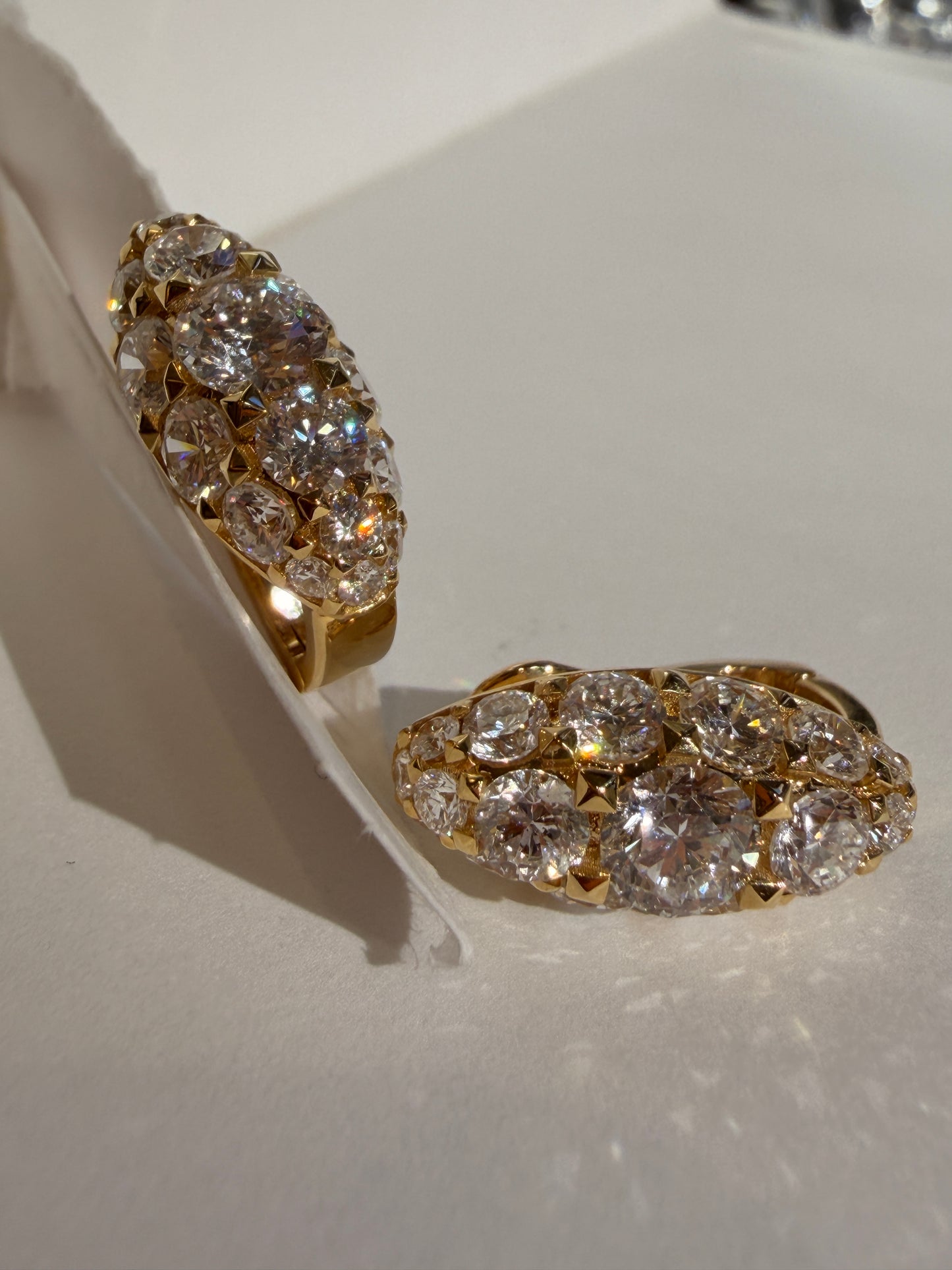 Shiningvivila lab grown diamonds new look earrings