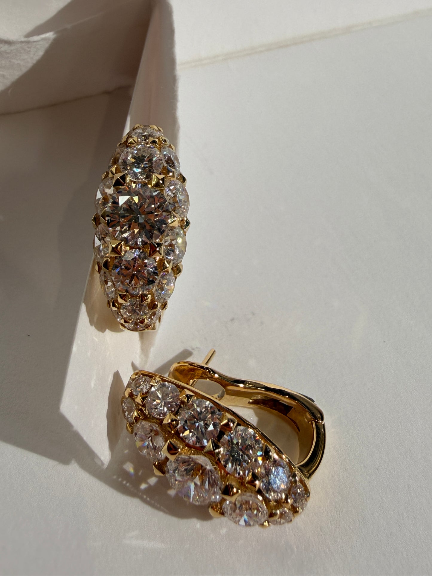 Shiningvivila lab grown diamonds new look earrings