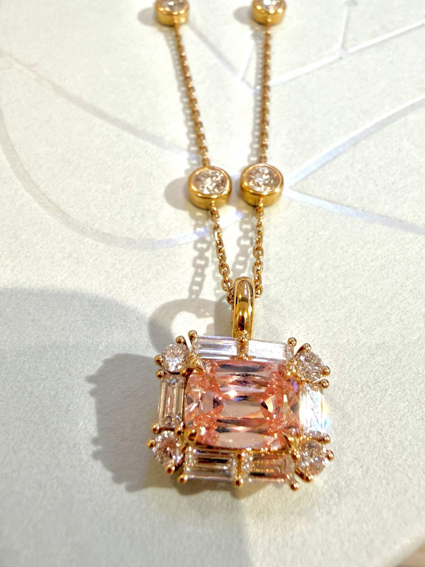 The Pink Heritage Pendant(chain not included)