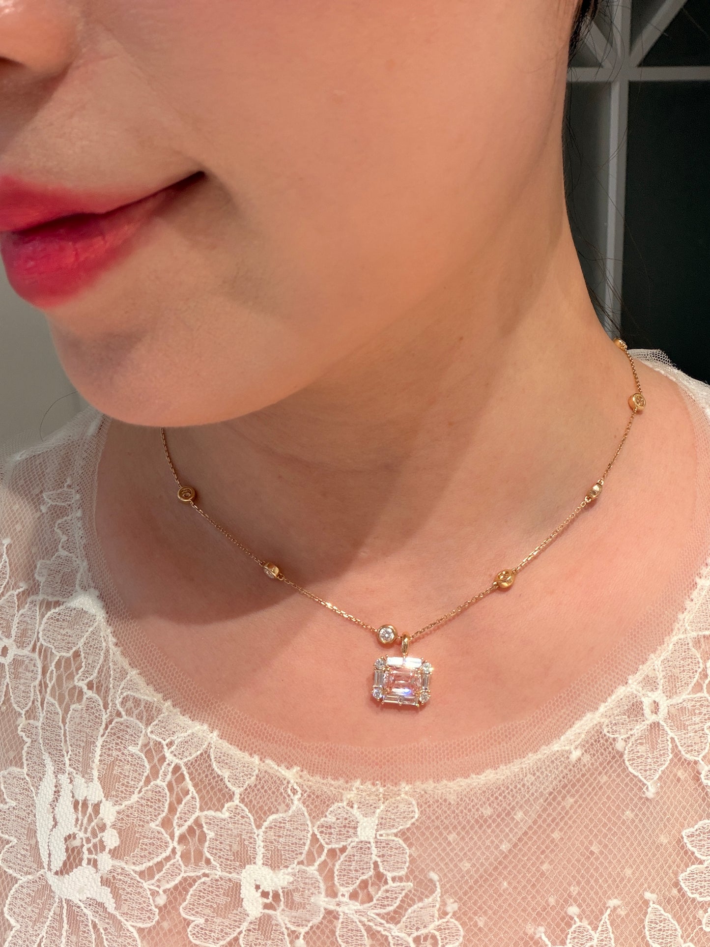The Pink Heritage Pendant(chain not included)