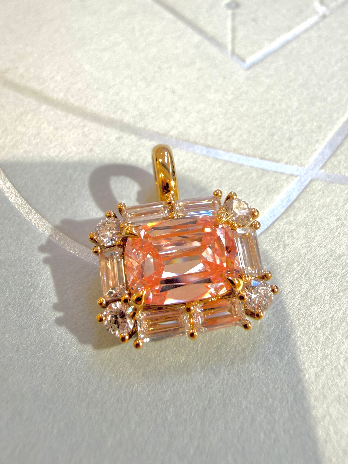 The Pink Heritage Pendant(chain not included)
