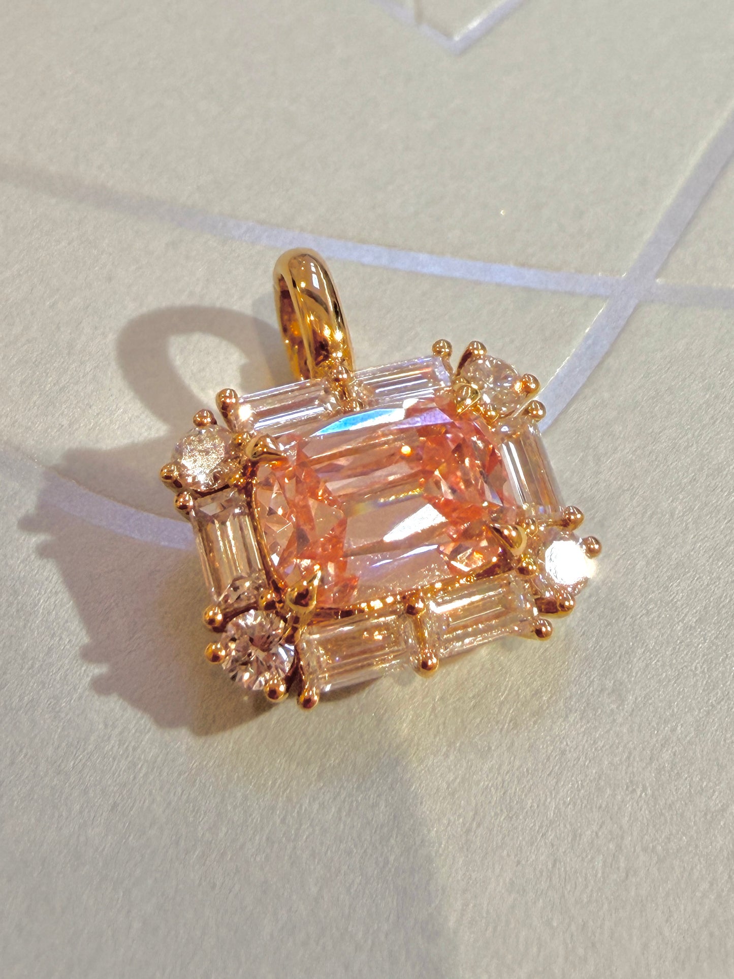 The Pink Heritage Pendant(chain not included)