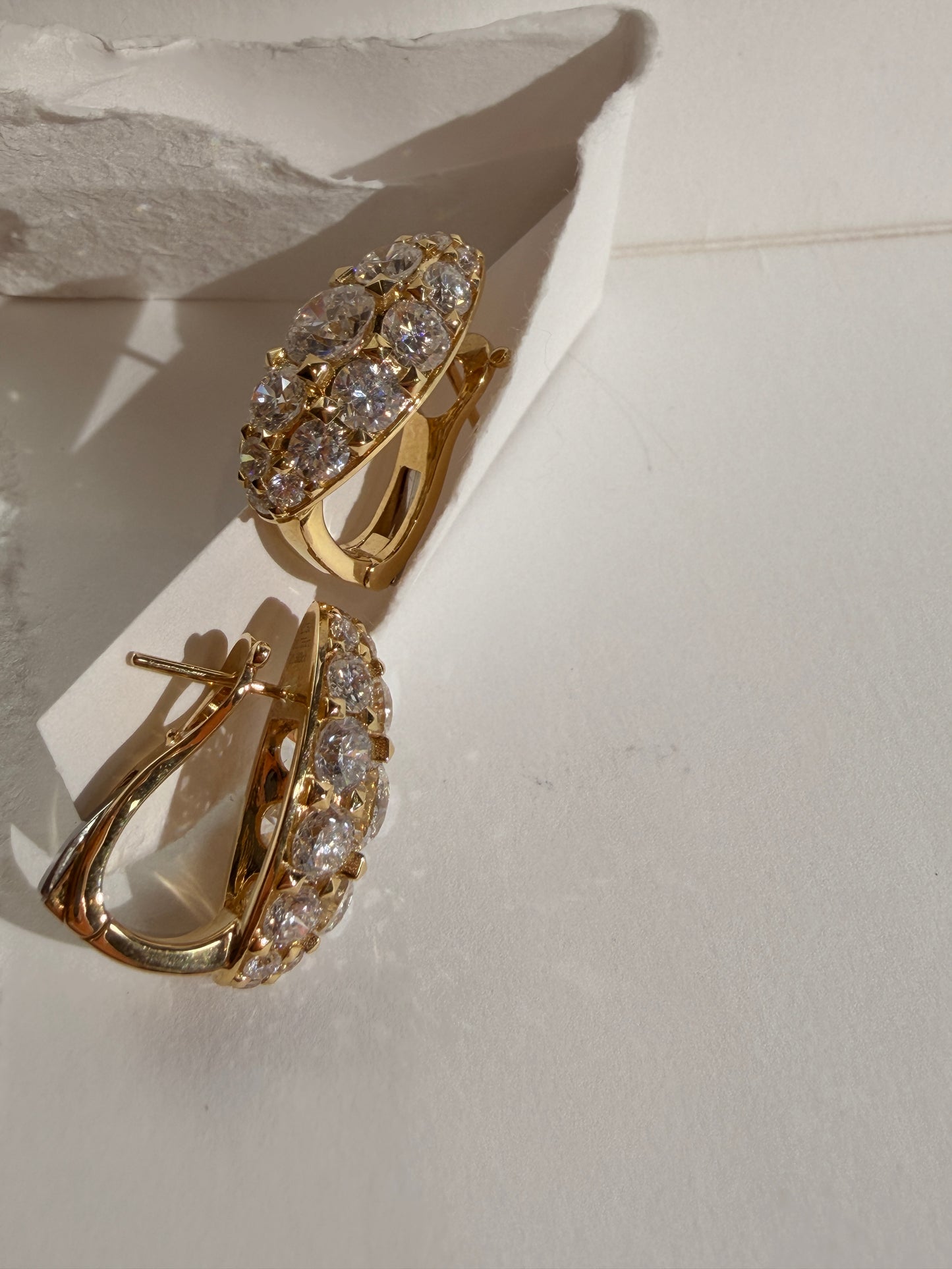 Shiningvivila lab grown diamonds new look earrings