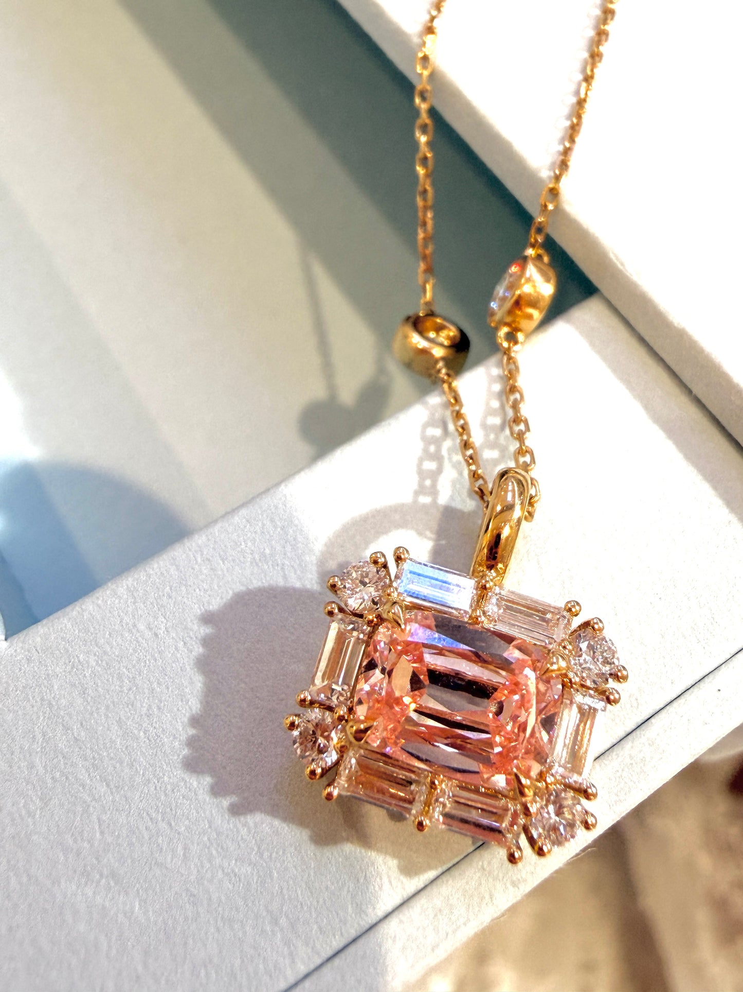 The Pink Heritage Pendant(chain not included)