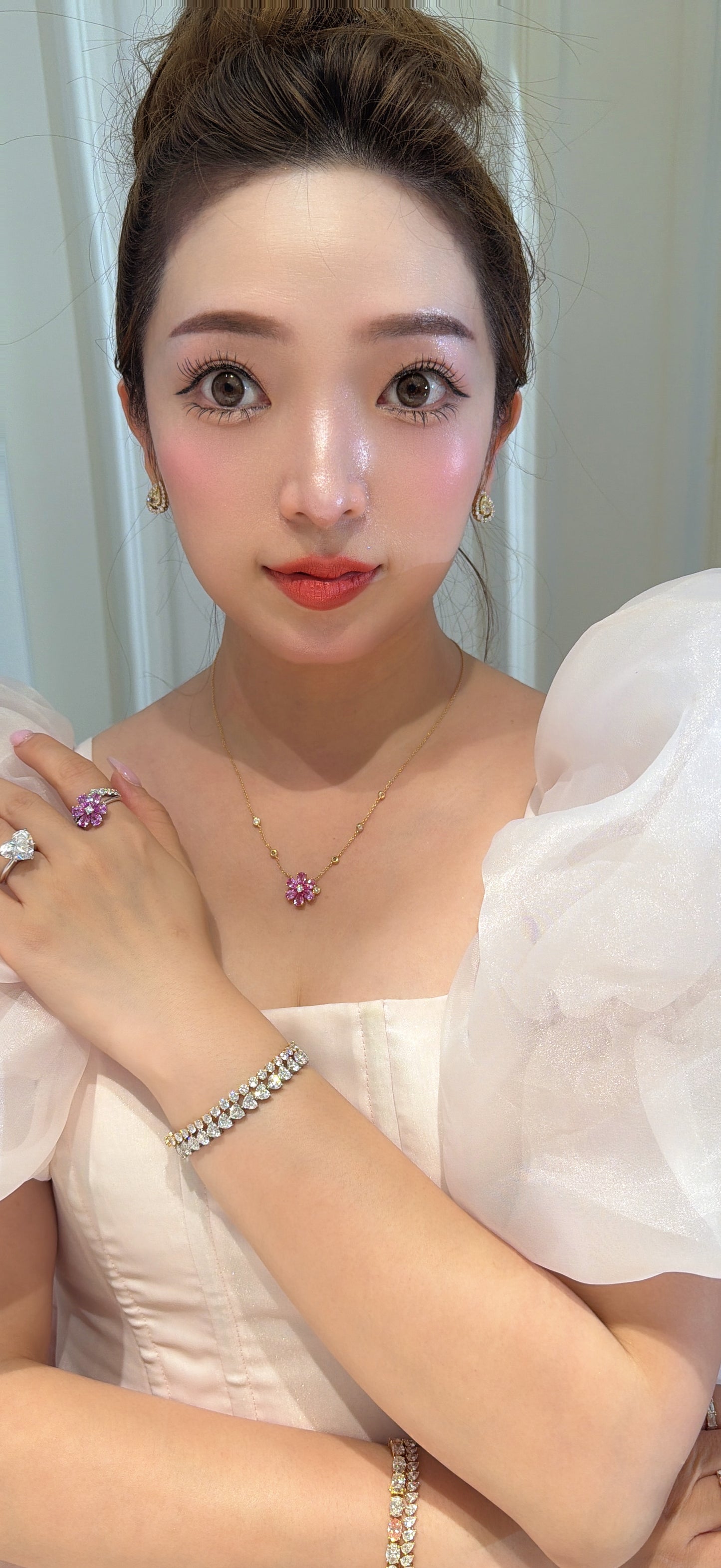 Shiningvivila Ever Bloom necklace