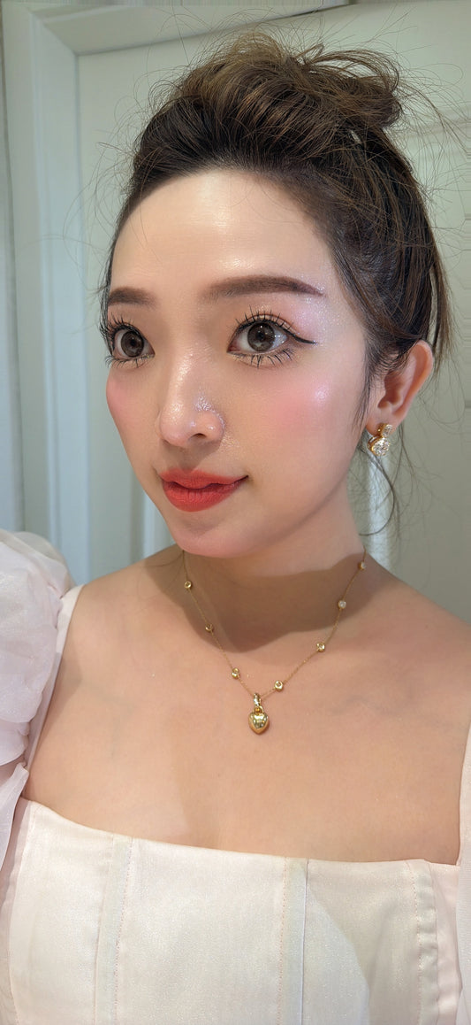 Lab grown diamond bubble chain necklace(pendant not included)