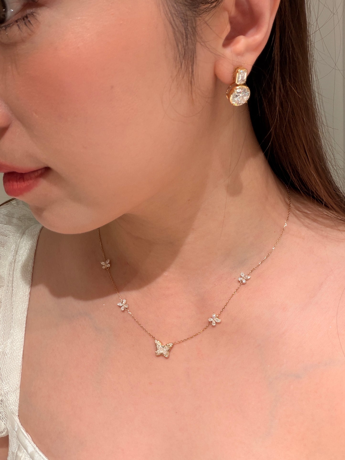 Shiningvivila Lumé Butterfly Flight Necklace