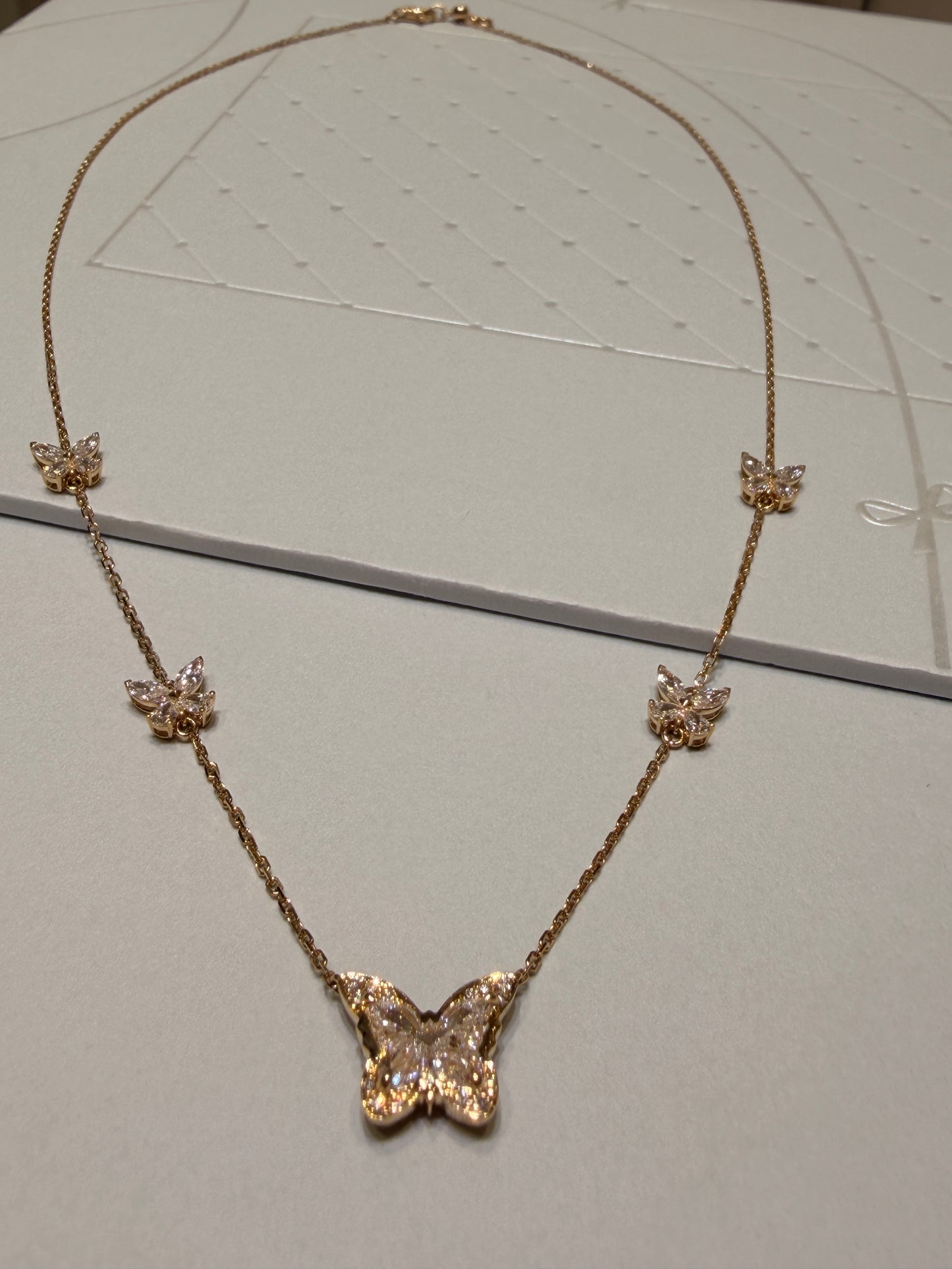 Shiningvivila Lumé Butterfly Flight Necklace