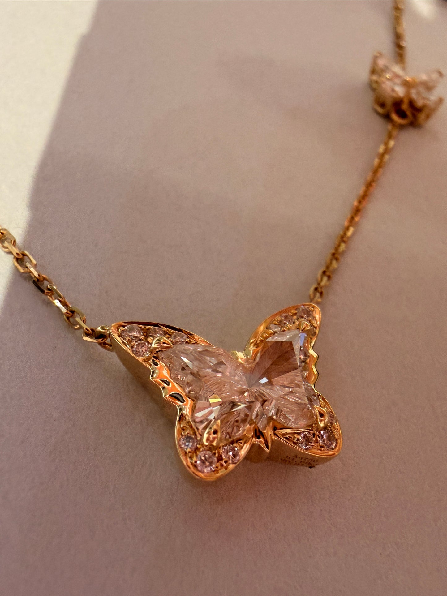 Shiningvivila Lumé Butterfly Flight Necklace