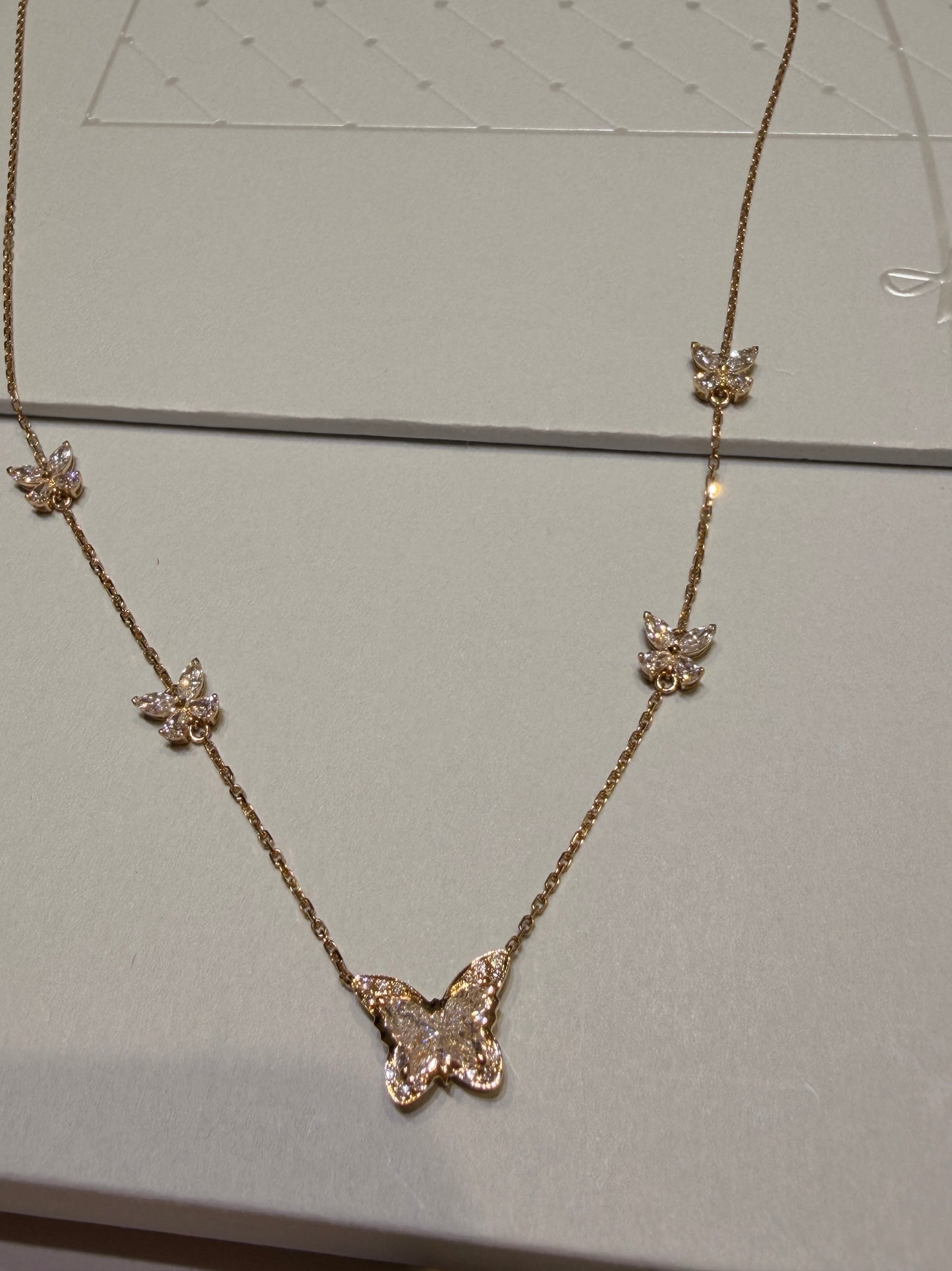 Shiningvivila Lumé Butterfly Flight Necklace